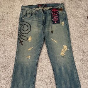 RARE Affliction Red Label Premium Ozzy Osbourne Jeans (New)